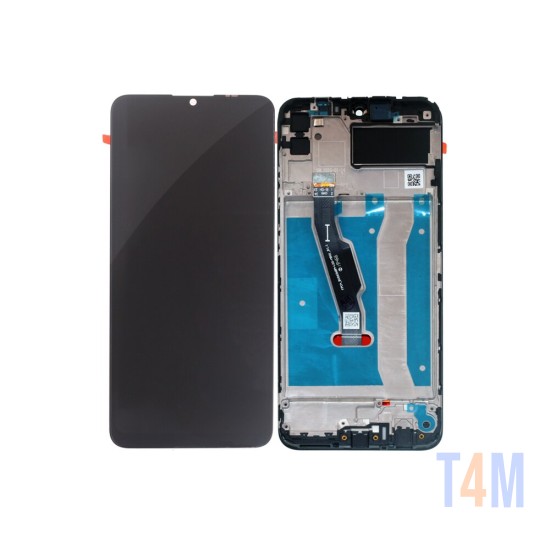 TOUCH+DISPLAY COM FRAME HUAWEI Y6P 2020/HONOR 9A/HONOR 10E 6.3" PRETO